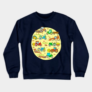 Tractors on the Farm Crewneck Sweatshirt